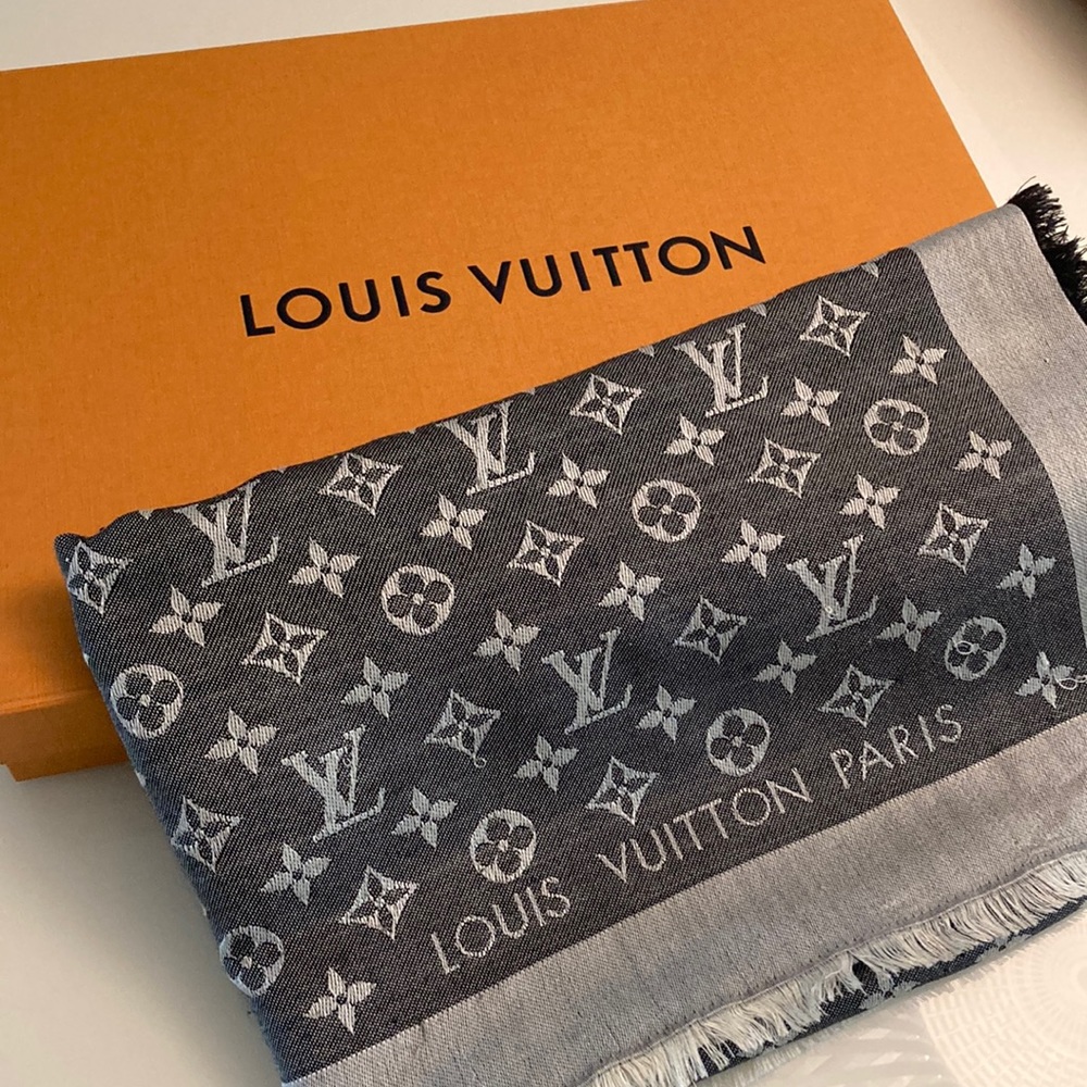 COPY - Chale Monogram Denim Black from Louis Vuitton
